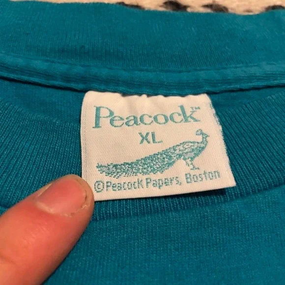 Vintage Peacock Papers Boston Shirt - Picture 6 of 7